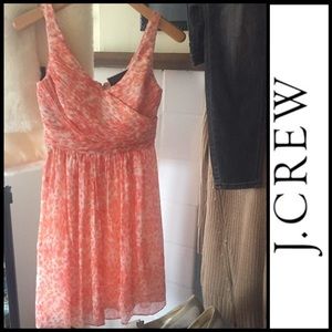 SALEJ. Crew | Silk Heidi dress in guava |